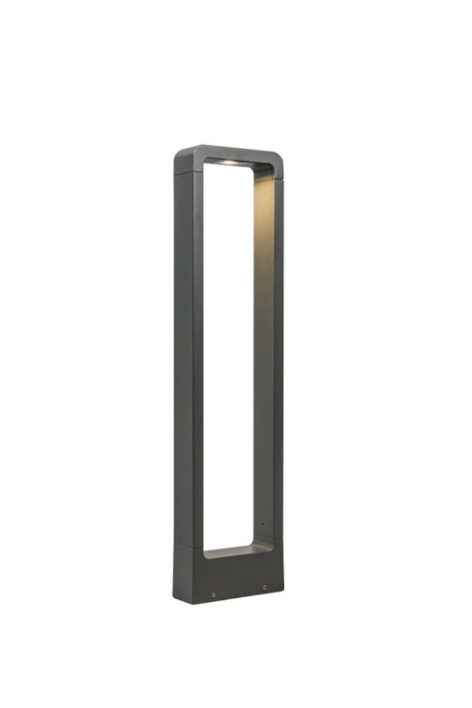 Bestar 10W LED Bollard Path Light, 80cm Outdoor Standing Lamp, IP65 Waterproof, 3000K Warm White, Black Aluminum Garden Light for Pathway, Lawn, Landscape - Image 1