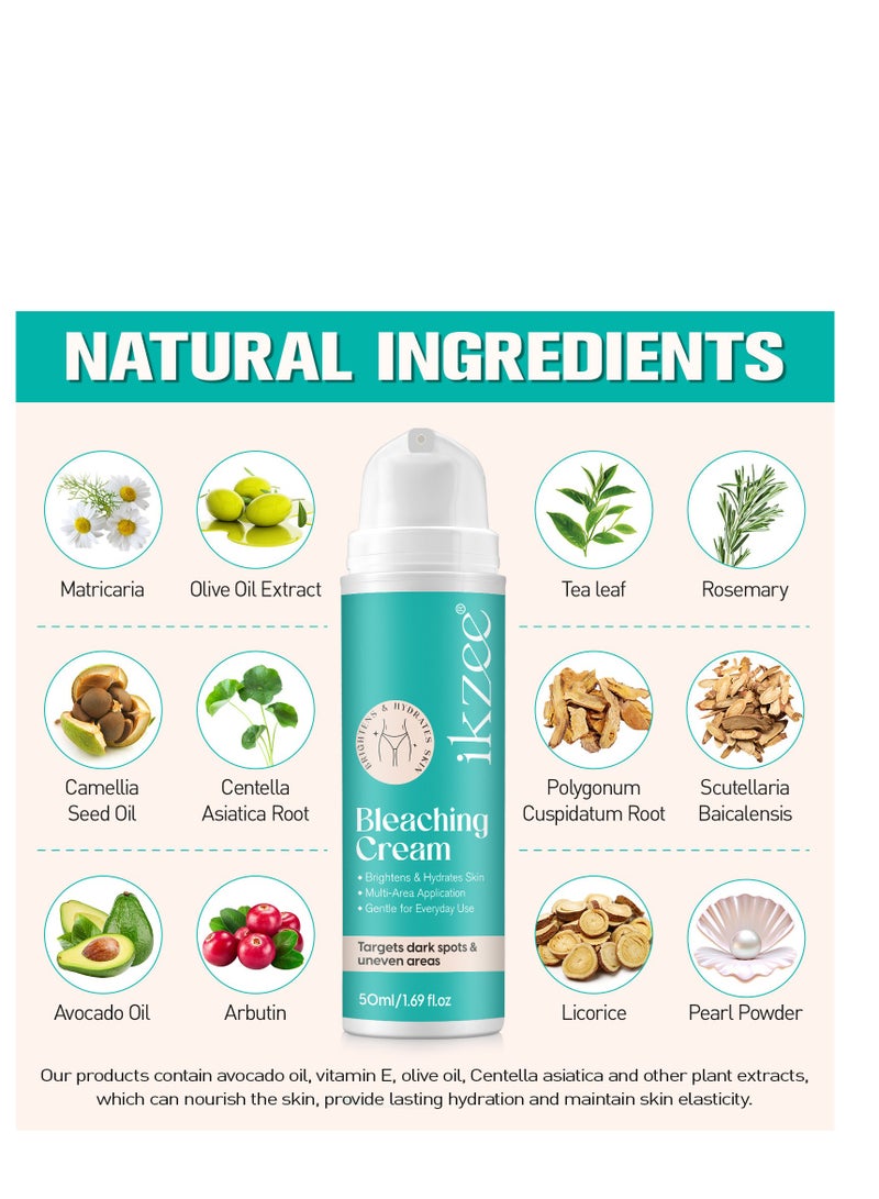 Ikzee whitening moisturizing skin care cream to remove blackheads and brighten skin tone moisturizing cream 50g - Image 2