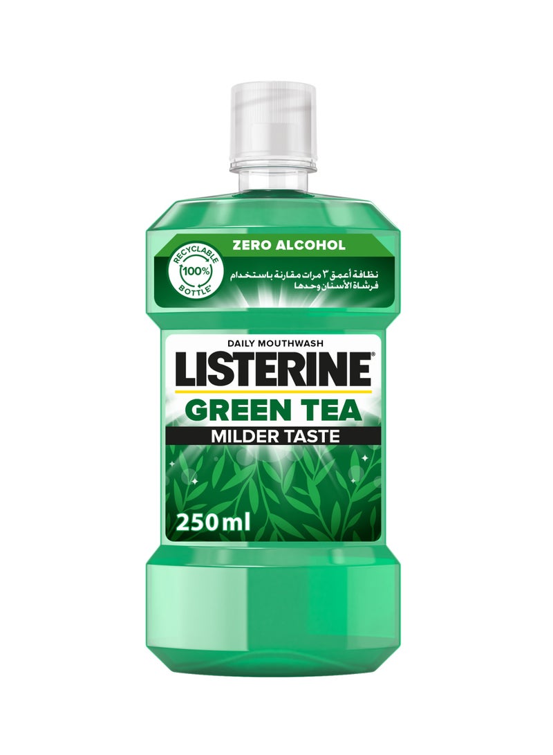 Listerine Green Tea Mouthwash With Germ-Killing Oral Care Formula 250ml  - Image 1