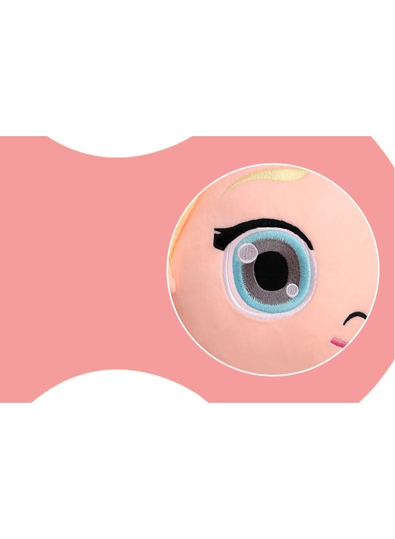 هالامودو عرض جديد طازج - أسلوب 31 سم فستان كريستال دمية الأميرة شقراء لعبة بلش ، لطيفة للغاية وناعمة - هدية عيد ميلاد بارزة ، ديكور يلتقط العين في غرفة النوم وغرفة المعيشة ومناطق المكتب ، وأيضا لعبة استرخاء مكتب رائعة - Image 5