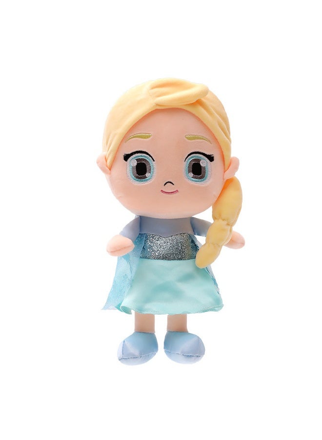 هالامودو عرض جديد طازج - أسلوب 31 سم فستان كريستال دمية الأميرة شقراء لعبة بلش ، لطيفة للغاية وناعمة - هدية عيد ميلاد بارزة ، ديكور يلتقط العين في غرفة النوم وغرفة المعيشة ومناطق المكتب ، وأيضا لعبة استرخاء مكتب رائعة - Image 1