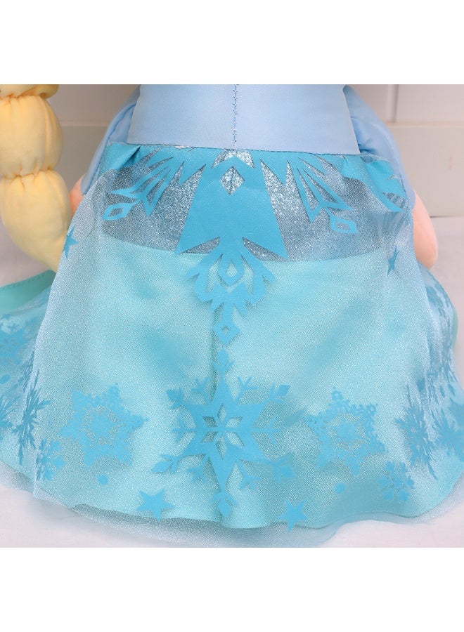 هالامودو عرض جديد طازج - أسلوب 31 سم فستان كريستال دمية الأميرة شقراء لعبة بلش ، لطيفة للغاية وناعمة - هدية عيد ميلاد بارزة ، ديكور يلتقط العين في غرفة النوم وغرفة المعيشة ومناطق المكتب ، وأيضا لعبة استرخاء مكتب رائعة - Image 3