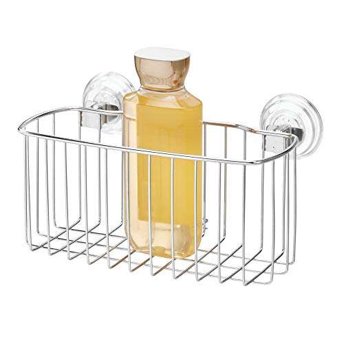 InterDesign iDesign Reo Metal Power Lock Suction Rack for Bathroom, Kitchen Use - Image 1