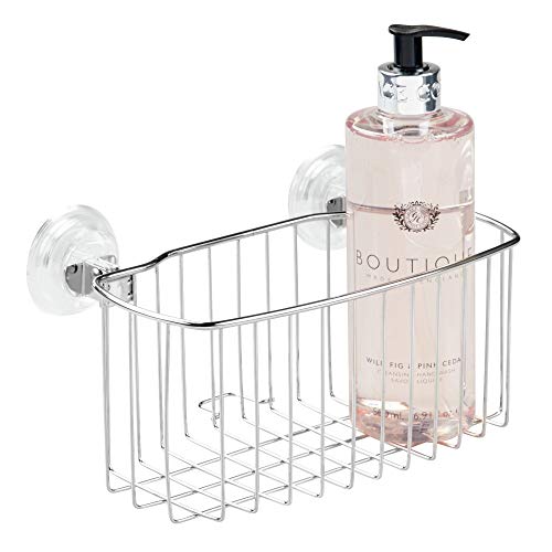 InterDesign iDesign Reo Metal Power Lock Suction Rack for Bathroom, Kitchen Use - Image 4