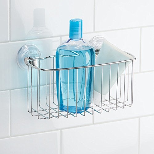 InterDesign iDesign Reo Metal Power Lock Suction Rack for Bathroom, Kitchen Use - Image 2