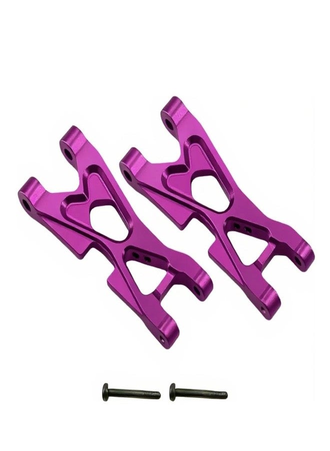 FSDKEDUF Aluminum Rear Suspension Arms for WLtoys 244016, Losi Micro-B & Micro-T – Durable CNC Upgrade Parts RC Car Accessories for Performance & Replacement (Purple) - Image 1