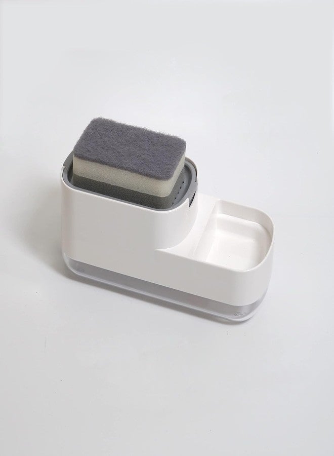 ACHARAJ Soap Dispenser for Kitchen Sink 2 in 1 with Sponge Holder Liquid Box and Sponge Included Dish Soap Pump Dispenser Premium Kitchen Soap Dispenser Countertop (1 pcs) - Image 1