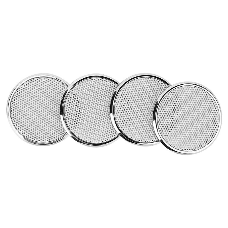 4pcs 1inch Audio Speaker Grille Protective Decorative Audio Speaker White Mesh Grille - Image 3