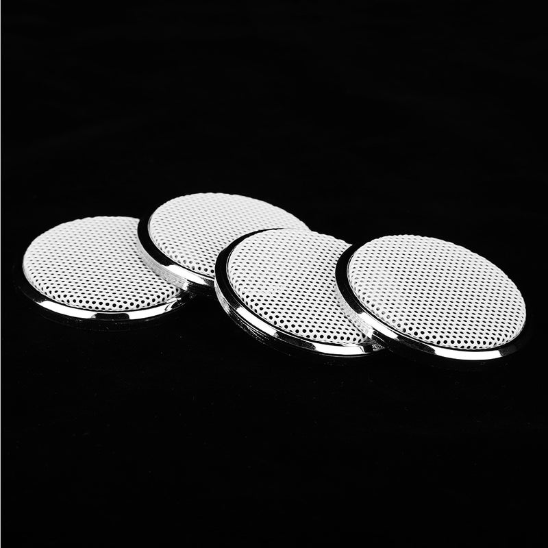 4pcs 1inch Audio Speaker Grille Protective Decorative Audio Speaker White Mesh Grille - Image 1