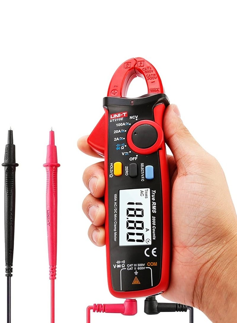 UNI-T UT210E Mini Digital Clamp Meter (True RMS AC/DC) - Image 1