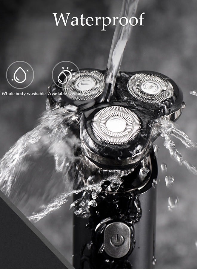 DUNISO Smart Shaver Portable Electric Shaver with LED Display Shaver  Waterproof Powerful Storm Shaver for Men Electric Razor, Portable USB Shaver for Travel - Image 5