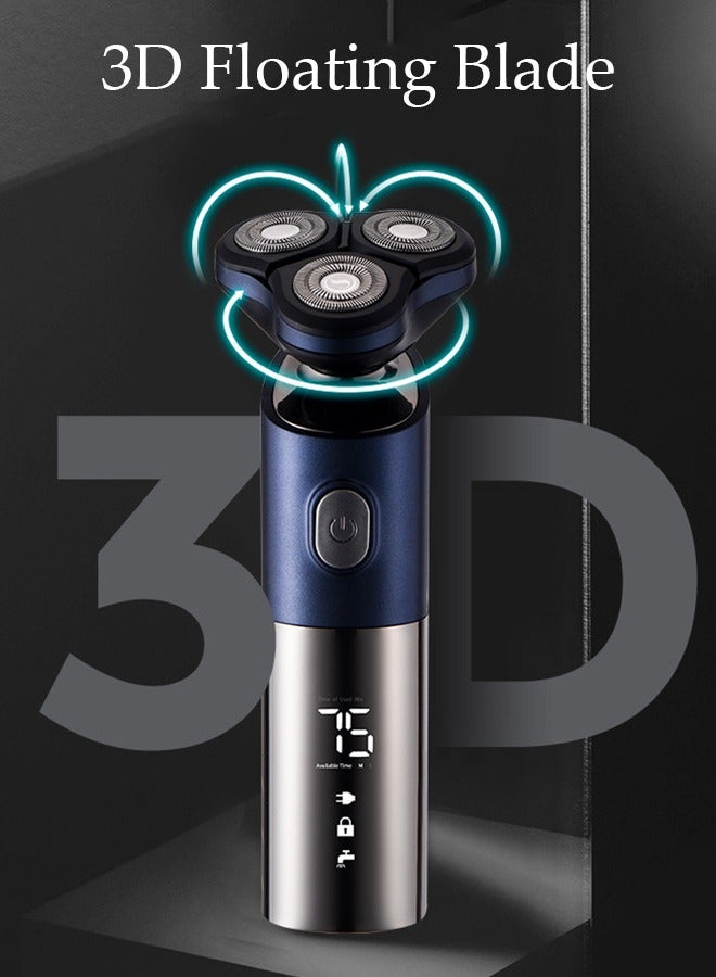 DUNISO Smart Shaver Portable Electric Shaver with LED Display Shaver  Waterproof Powerful Storm Shaver for Men Electric Razor, Portable USB Shaver for Travel - Image 3