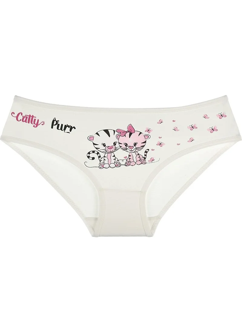 Donella 10 Pcs Color Printed Girl's Panties - 4171UY