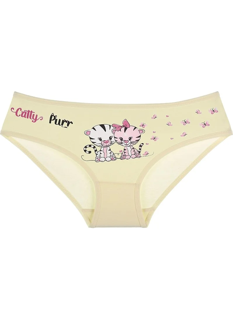 Donella 10 Pcs Color Printed Girl's Panties - 4171UY