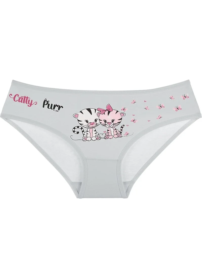 Donella 10 Pcs Color Printed Girl's Panties - 4171UY
