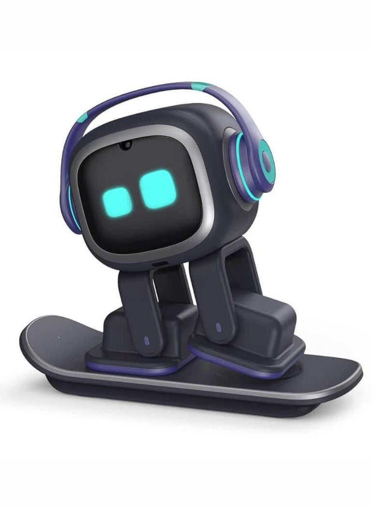 فيبكا - EMOPET AI Desk Robot Companion - ChatGPT Enabled with Voice Commands and Dance Function, Pet Interactive Robot with Personality, Comes with Charging Station for Home - Image 1