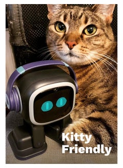 FIPKA EMOPET AI Desk Robot Companion - ChatGPT Enabled with Voice Commands and Dance Function, Pet Interactive Robot with Personality, Comes with Charging Station for Home  - Image 5