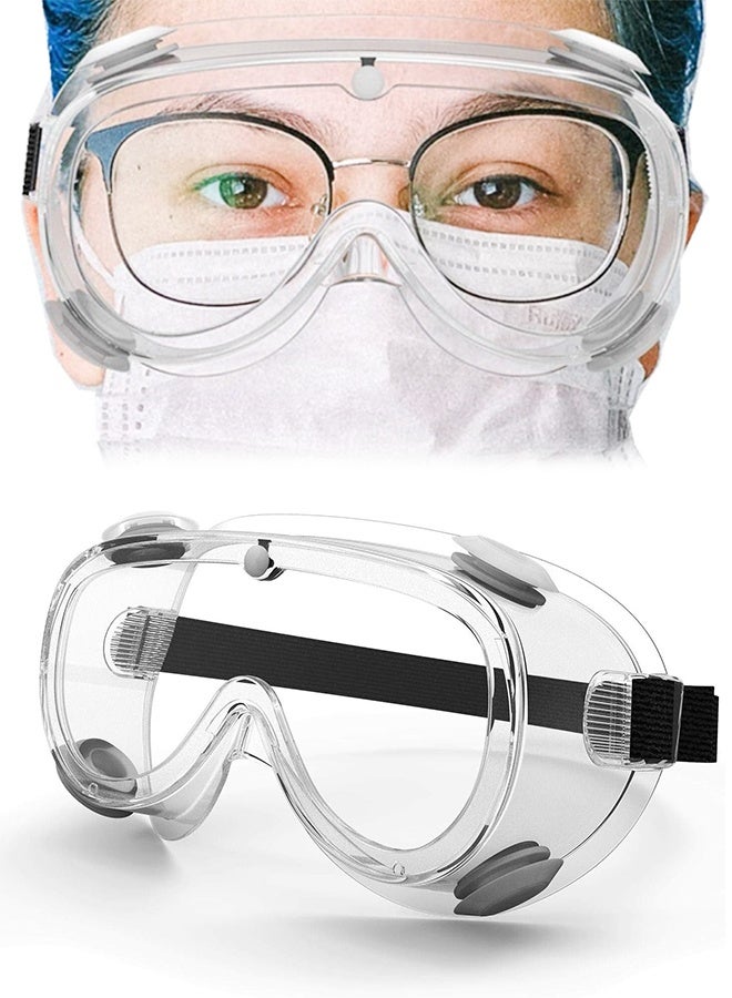 Sweet Life Safety Goggles Medical Goggles Fit Over Eyeglasses Anti-Fog Safety Glasses Clear Lab Goggles chemistry Protective Eyewear - Image 1