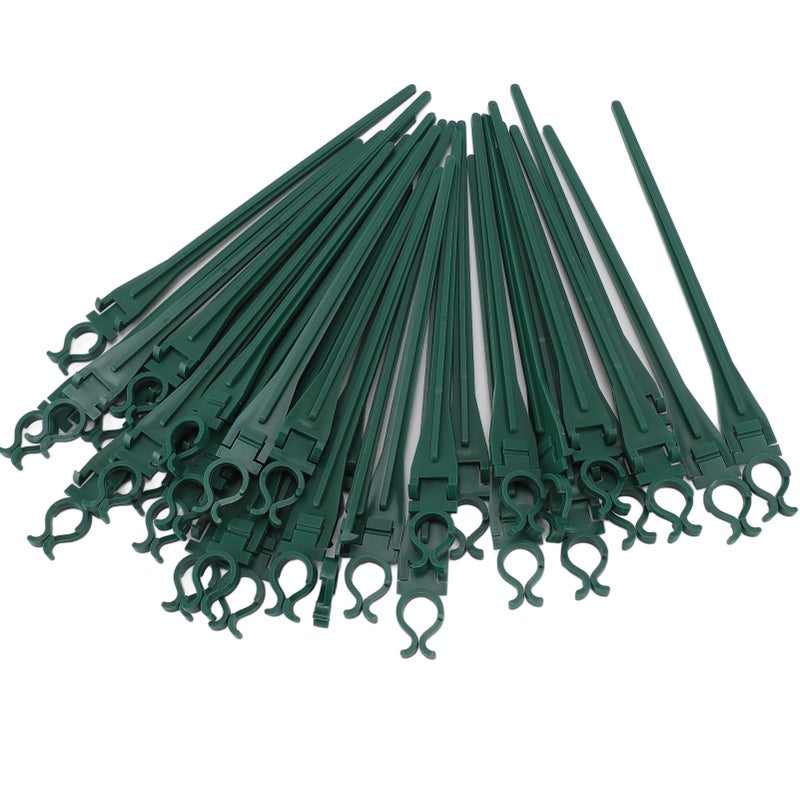 50pcs Christmas Light Yard Stakes Universal 9inch Tall Ground Lights Stakes for C7 C9 Holiday Lights Lawn Patio Path Walkway Black - Image 3