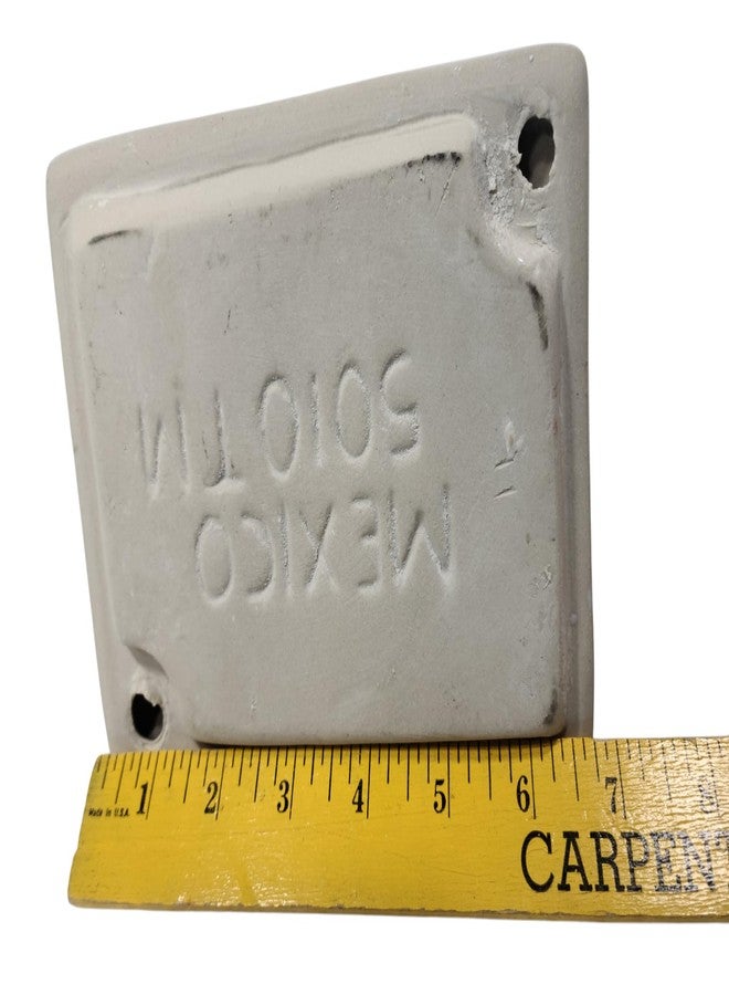 Daltile Snow White Ceramic Tile Soap Dish Shower Tray Vintage Mid Century Modern Retro - Image 4