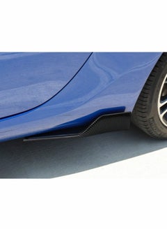 SYOSI Car Rear Bumper Lip Lower Corner Valance Covers Carbon Fiber Diffuser Splitter Universal Automotive Side Body Lip Spoiler Chin Skirt Protector 2pcs  - Image 3