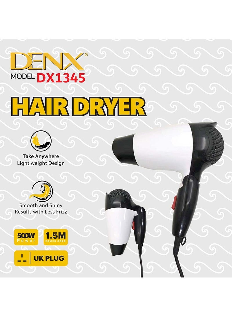 Denx A Folding Hair Dryer With A Loaded And Lightweight Design To Soften And Dry Hair - Image 4