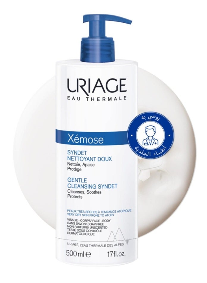 URIAGE XEMOSE CLEANSER for Face & Body for Dry Skin & Eczema, Soap-Free 500ML - Image 1
