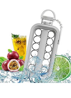 Easy-to-Use Ice Cube Molds 2-in-1 – 17 Grids for Ice Balls, Reusable, Perfect for Home Parties, Beverages, and More