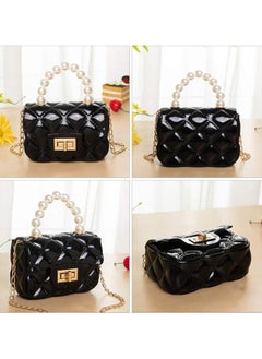 Generic Little Girls Mini Purse Cute Crossbody Bag for Princesses black  - Image 5