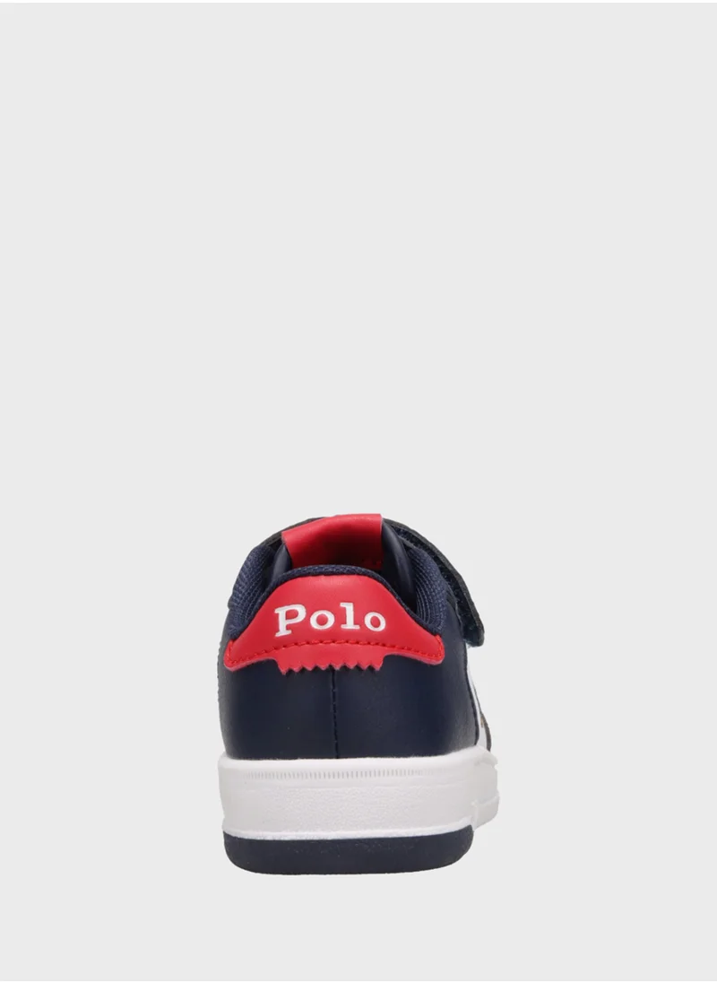 بولو رالف لورين Kids Masters Court Bear Low Top Sneakers