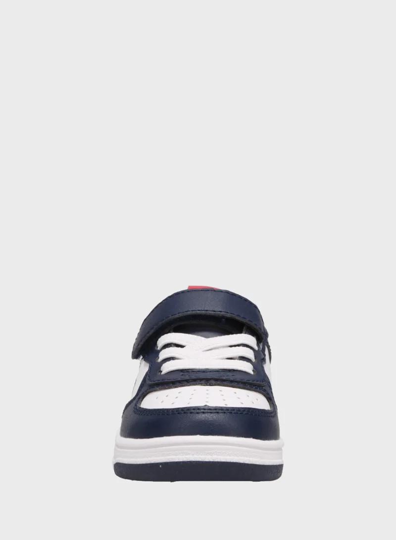بولو رالف لورين Kids Masters Court Bear Low Top Sneakers