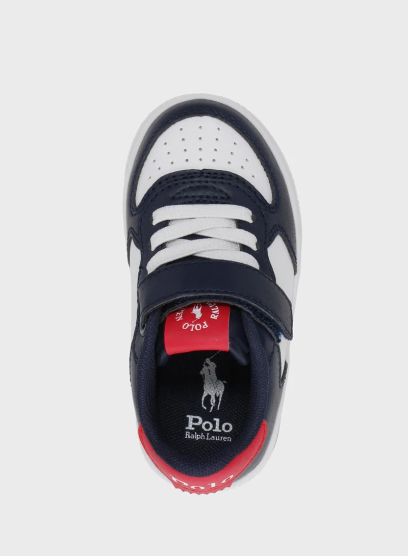 بولو رالف لورين Kids Masters Court Bear Low Top Sneakers