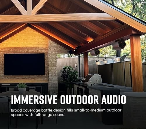 Polk Audio Atrium 5 Outdoor Speakers with Powerful Bass (Pair, Black), All-Weather Durability, Broad Sound Coverage, Speed-Lock Mounting System - Image 5