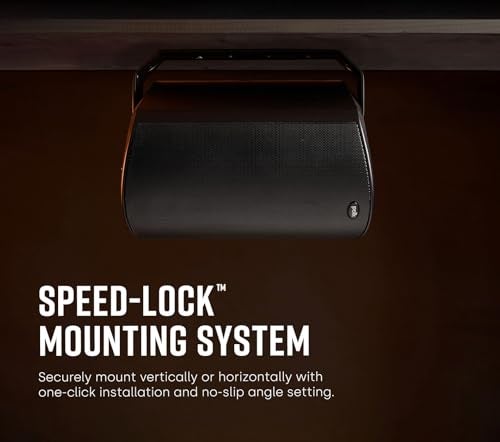Polk Audio Atrium 5 Outdoor Speakers with Powerful Bass (Pair, Black), All-Weather Durability, Broad Sound Coverage, Speed-Lock Mounting System - Image 3