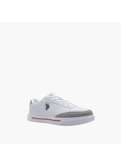 U.S. Polo Assn. Men's Logo Detail Lace-Up Sneakers  - Image 3