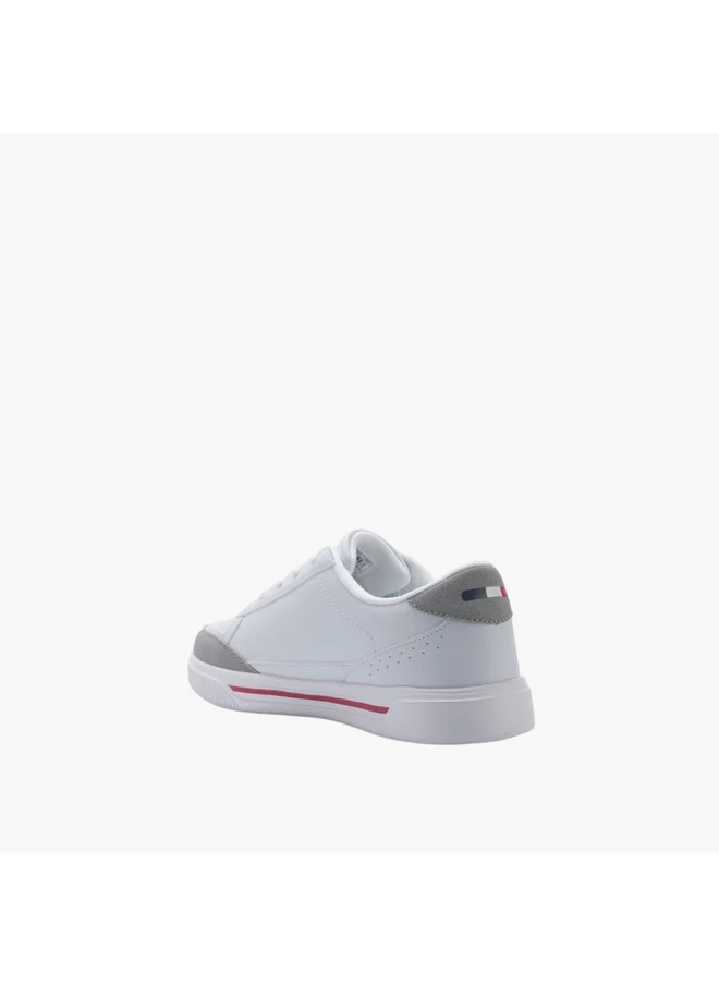 U.S. Polo Assn. Men's Logo Detail Lace-Up Sneakers