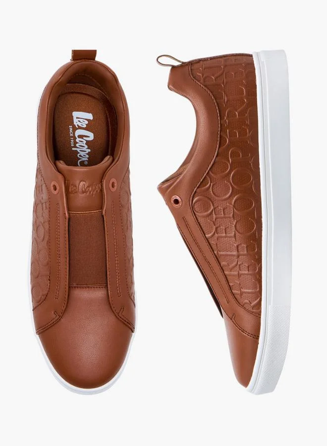 Lee Cooper Men's Embossed Slip-On Loafers