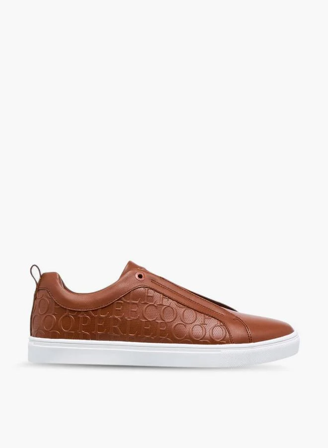 لي كوبر Men's Embossed Slip-On Loafers