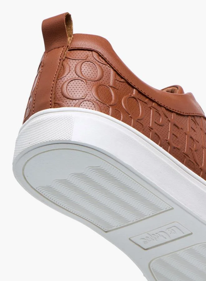 لي كوبر Men's Embossed Slip-On Loafers