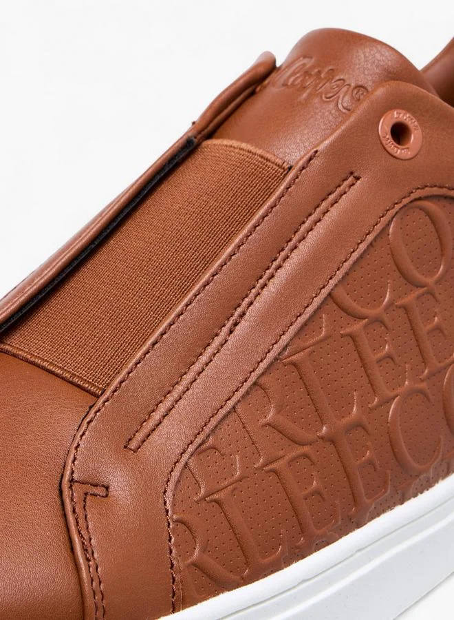 لي كوبر Men's Embossed Slip-On Loafers