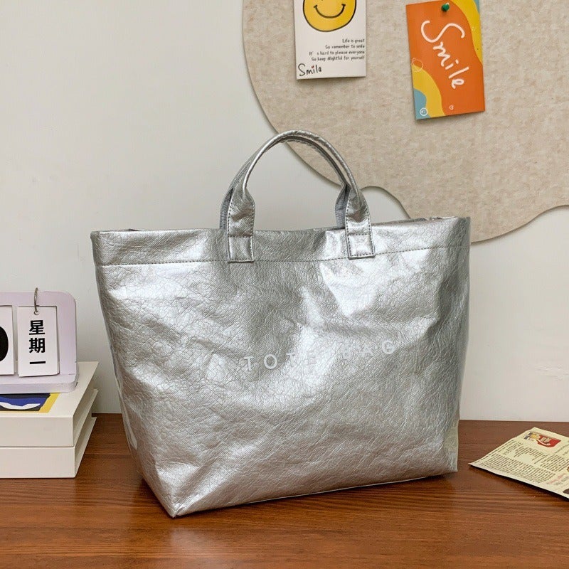 Bag Women'S Large Capacity Simple Pvc Simple Handbag Fashionable Transparent Water-Repellent Women'S Bag - Image 5