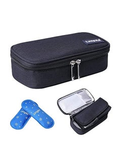 Leng Ke Insulin Cooler Travel Carrying Case Insulated Cooling Bag With 2 Ice Packs  - Image 1