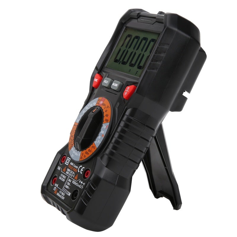 Digital Multimeter: Ultra-Clear 2-Color Backlight Display - Durable Rubber Jacket Double Protection Versatile Multimeter for Home Electrical Testing, Automotive Repairs and DIY Enthusiasts - Image 1