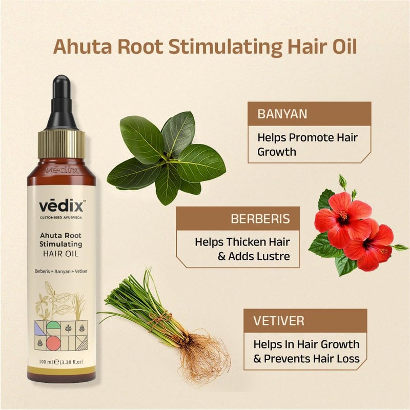 Vedix Customized Ayurvedic Hair Care Kit for Normal  Oily Scalp  Straight Hair  Hair Care Combo - Image 3