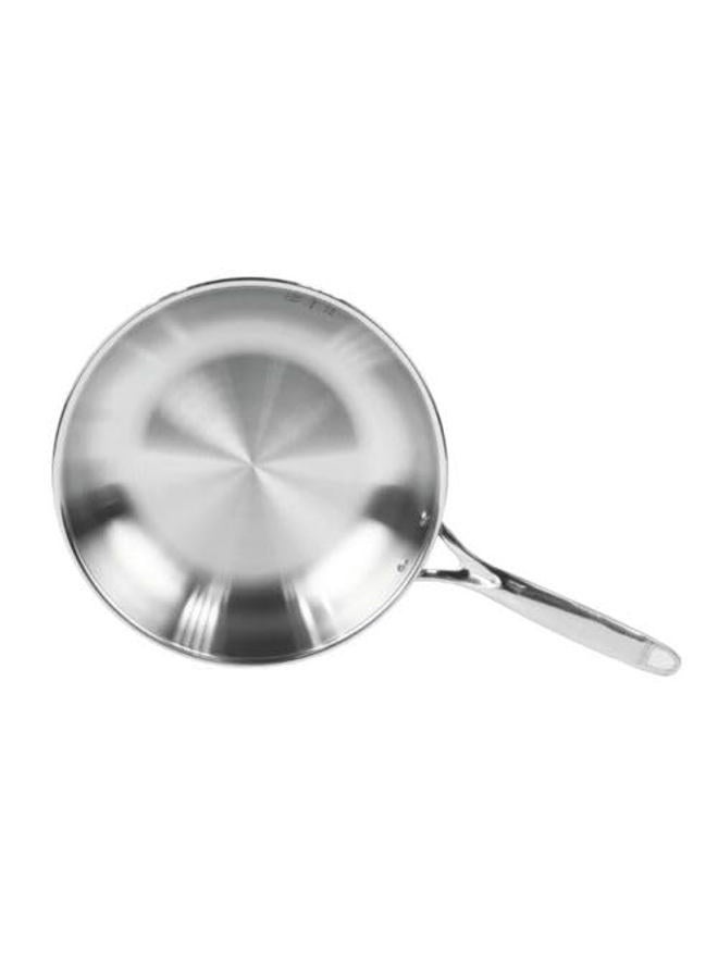 CRISTEL Castel'Pro® Ultraply® Collection Frying Pan, 8" diameter, 5-Ply construction. - Image 2