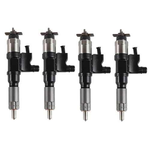 FIWARY Set of 4 Diesel Fuel Injectors 0950005471 for Isuzu NPR NPRHD 20012007 4HK1 Engine Direct Fit OE Replacement for 0950008901 - Image 1