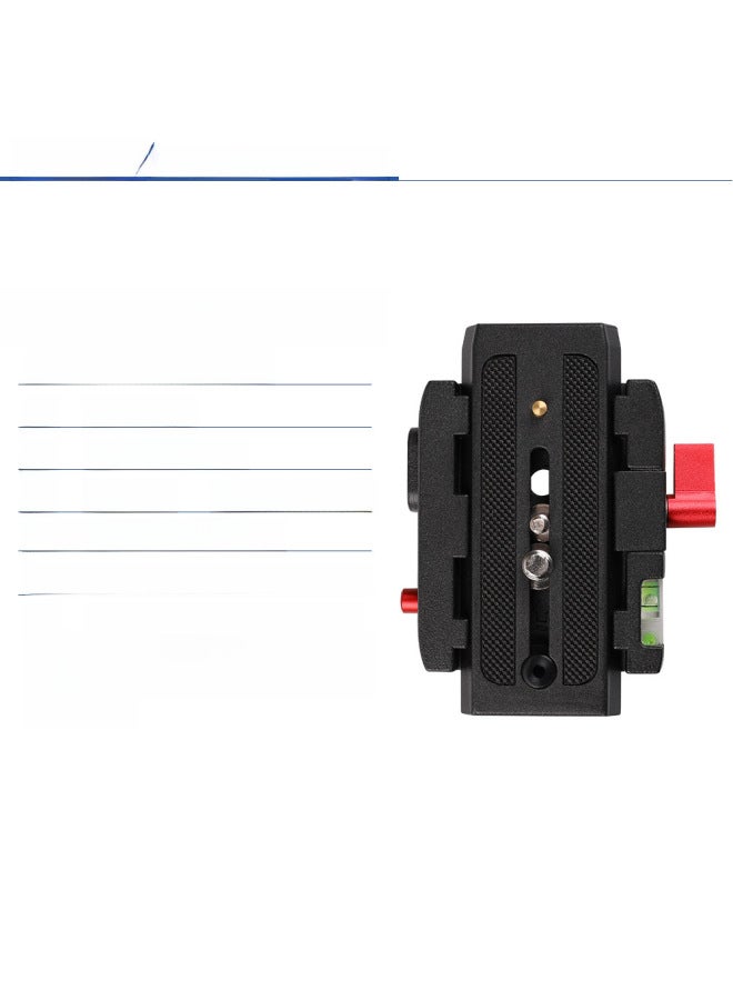 لوحة التحميل السريع المباشر  
لوحة رأسية  
حامل ثلاثي القوائم SLR  
لوحة زاوية L  
مثبت  
سكة انزلاق  
مقعد تحرير سريع  
لوحة تحرير سريع - Image 1