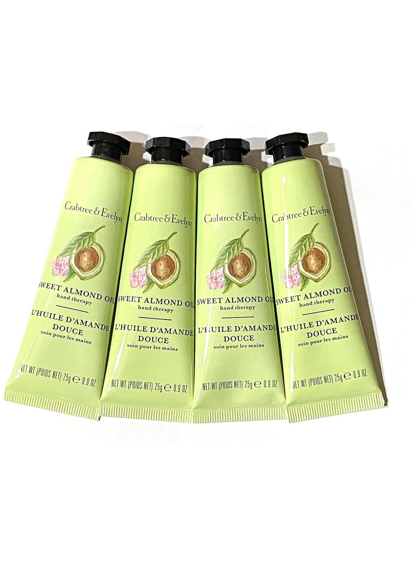 Crabtree & Evelyn Crabtree  Evelyn Sweet Almond Oil Hand Therapy 9 oz Each SET OF 4 