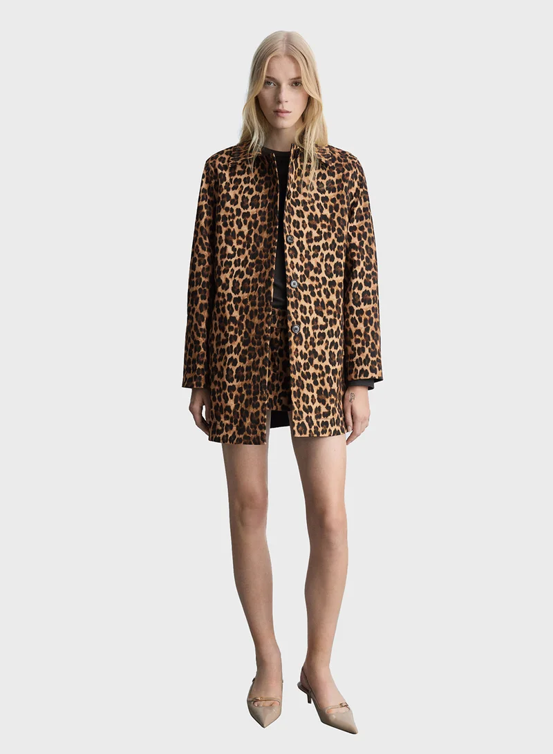 مانجو Leopard Straight Coat