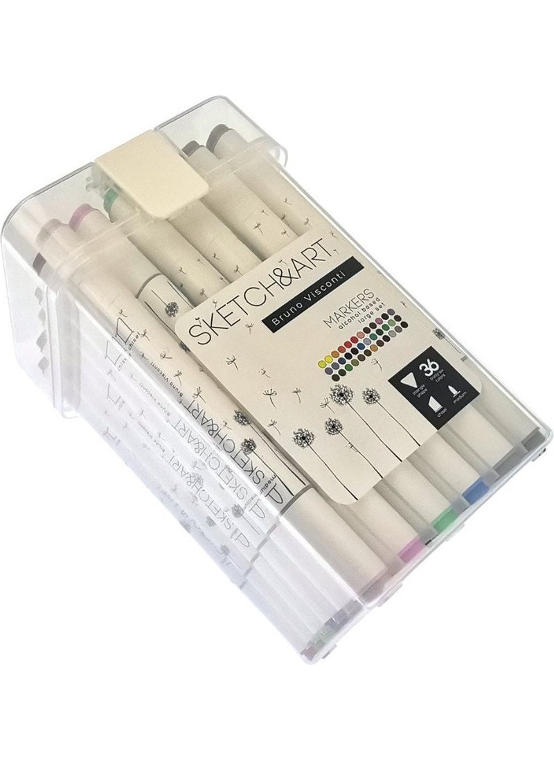 Bruno Visconti Double Ended Marker Set 36 PIECES  - Image 4
